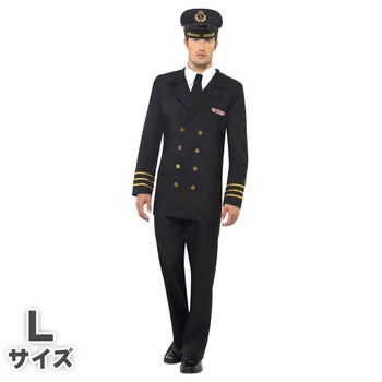 コスプレ 仮装 ネイビーオフィサー(艦長) メンズ 大人用 L 【 コスプレ 衣装 ハロウィン 仮装 コスチューム 船長 余興 男性用 海軍 パーティーグッズ 】 14,831円