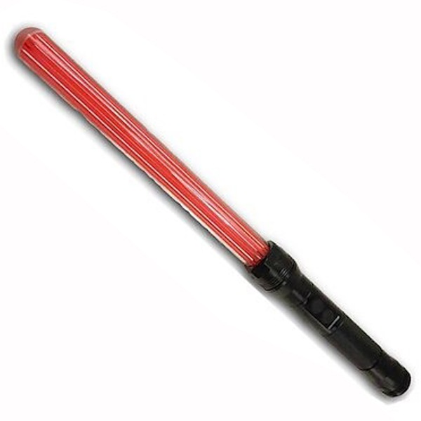 誘導棒 LED 超高硬度 誘導灯 充電タイプ SEN-18650 44cm マルチファンクションバトン 護身 用品 グッズ セキュリティ 防犯 警棒 44 点滅 交通整備