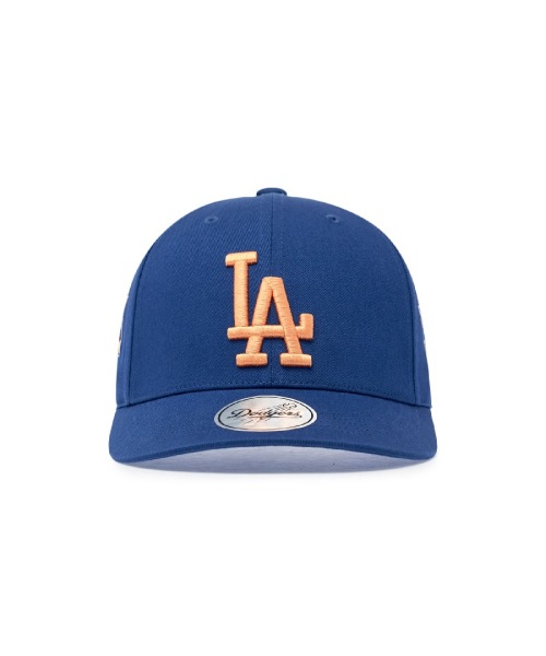 【MLB】 SIGNATURE ALL OVER PATCH STRUCTURED BALL CAP LA D.COBALT BLUE キャップ 正規品