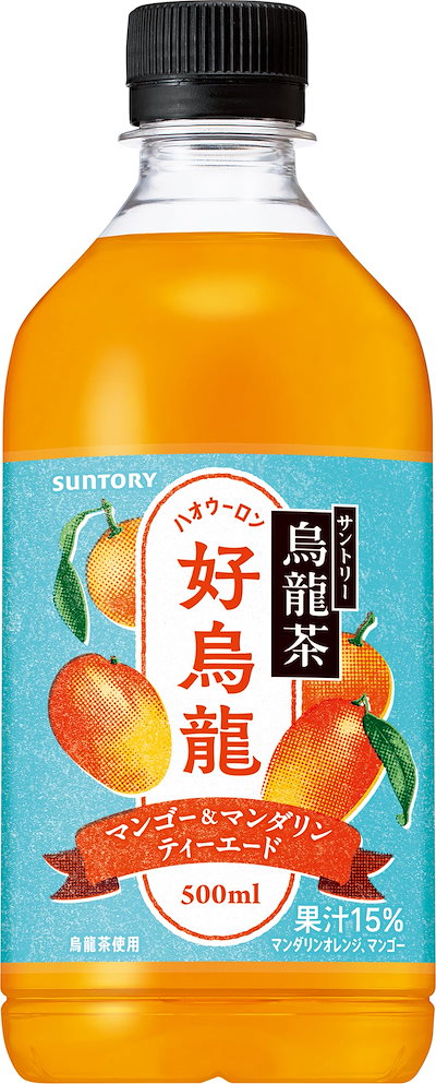 他サイト： サントリー 烏龍茶 好烏龍（ハオウーロン） マンゴー＆マンダリンティーエード 500ml×24本の商品画像