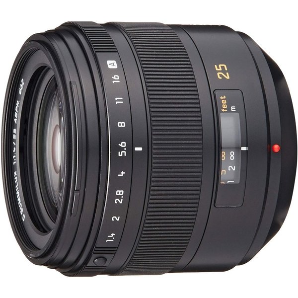【中古】パナソニック Panasonic 単焦点レンズ フォーサーズ用 ライカ D SUMMILUX 25mm/F1.4 ASPH. L-X025
