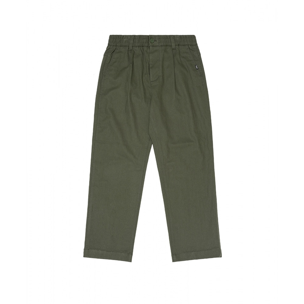 コダックトリップテーパードコットンパンツカーキ