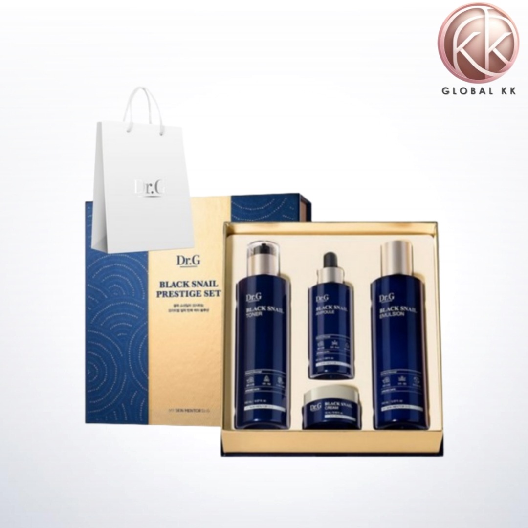 【企画】ブラックスネイルプレステージ4種【トナー（150ml）＋エマルジョン（150ml）＋アンプル（50ml）＋クリーム（15ml）】1セット