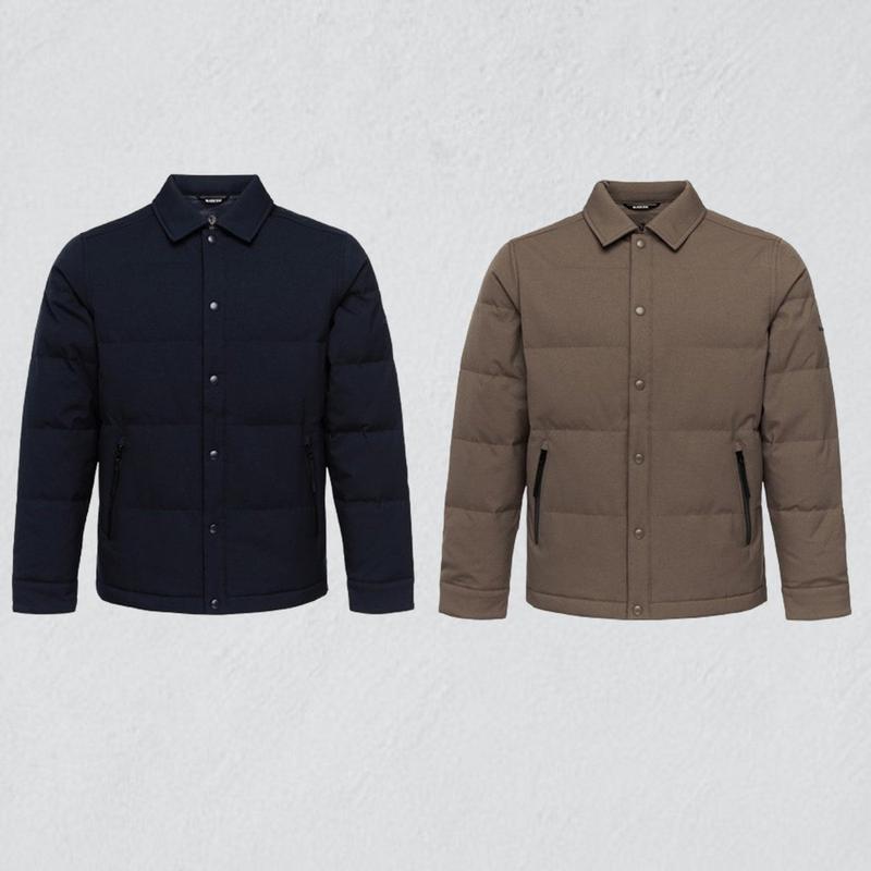 25年 F/W 新商品 軽量級ダウンジャケット 男性 モナーク ダウンシャツ1 ( 1BYPAWU033 )