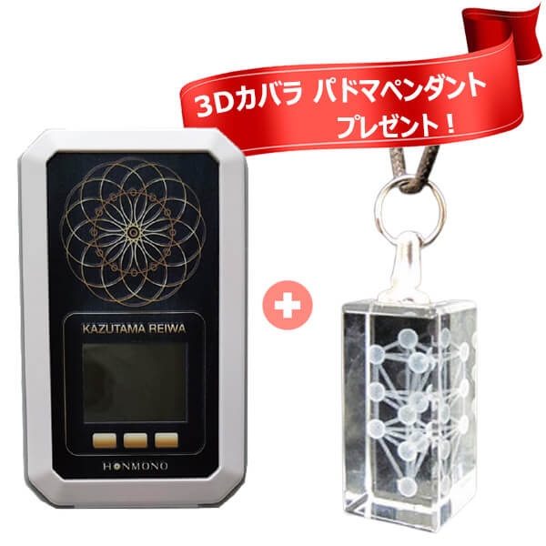 正規販売店 【特典付き】 数霊REIWA かずたま+3Dカバラ　パドマ・ペンダント(ヒモタイプ)プレゼント 令和 れいわ 数霊セラピーシステム reiwa 数霊reiwa 波動 測定 メーカー直送商品