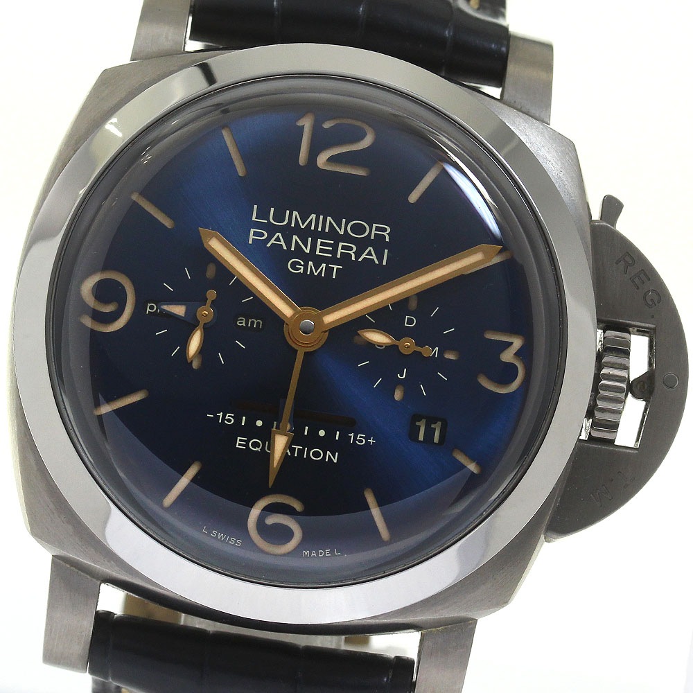 パネライ PANERAI PAM00670 ルミノール イクエーション オブ タイム 手巻き メンズ 保証書付き_816484【中古】