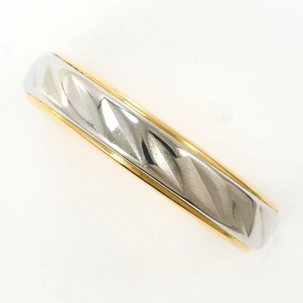 レノマ PT900 K18YG リング 指輪 6.5号 総重量約3.0g ジュエリー 中古