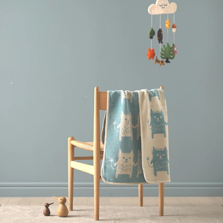 KLIPPAN (クリッパン) ボブキャット(ターコイズ) シュニールコットン