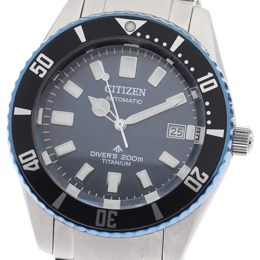 シチズン CITIZEN 9051-A5XNB05/NB6026-56L プロマスター マリーンシリーズ メカニカルダイバー 自動巻き メンズ 良品 保証書付き_949168【中古】