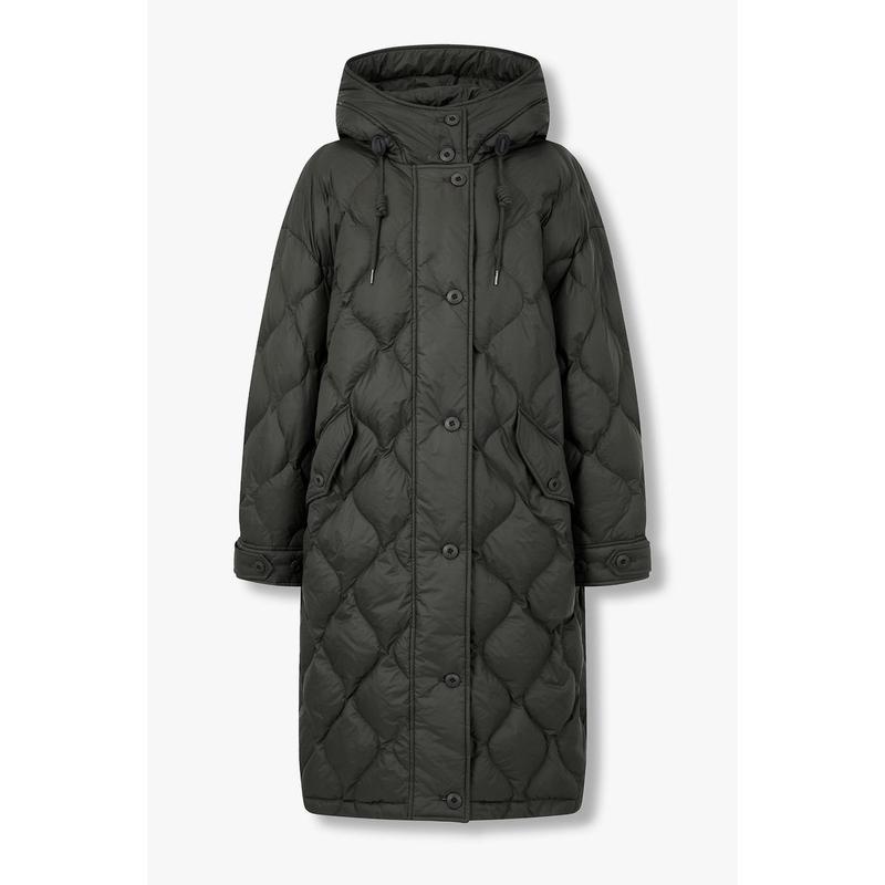 キルティングフード軽量ロングダウンジャンパー 9175414985_s