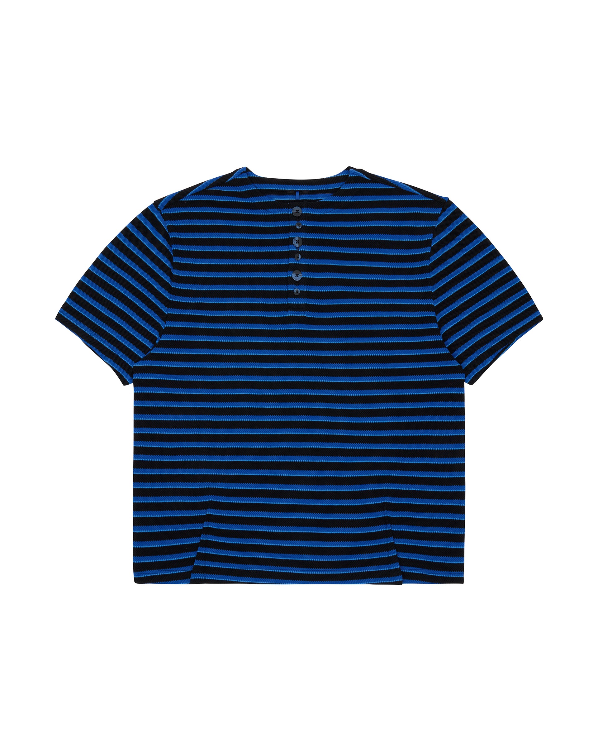 【ADERERROR】HENLEY NECK T-SHIRT PRODUCT. 23 : NOIR