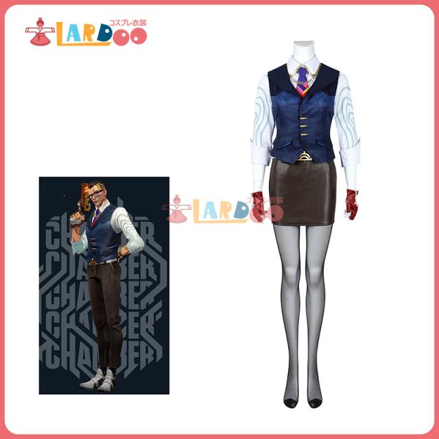 新タイプ追加 激安販売 ヴァロラント VALORANT チェンバーChamber 女性化 コスプレ衣装 コスチューム