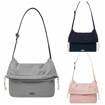 【EMIS】 JERSEY FOLDING CROSS BODY BAG /追跡付 JERSEY FOLDING CROSSBODY BAG-NAVY - EMIS
