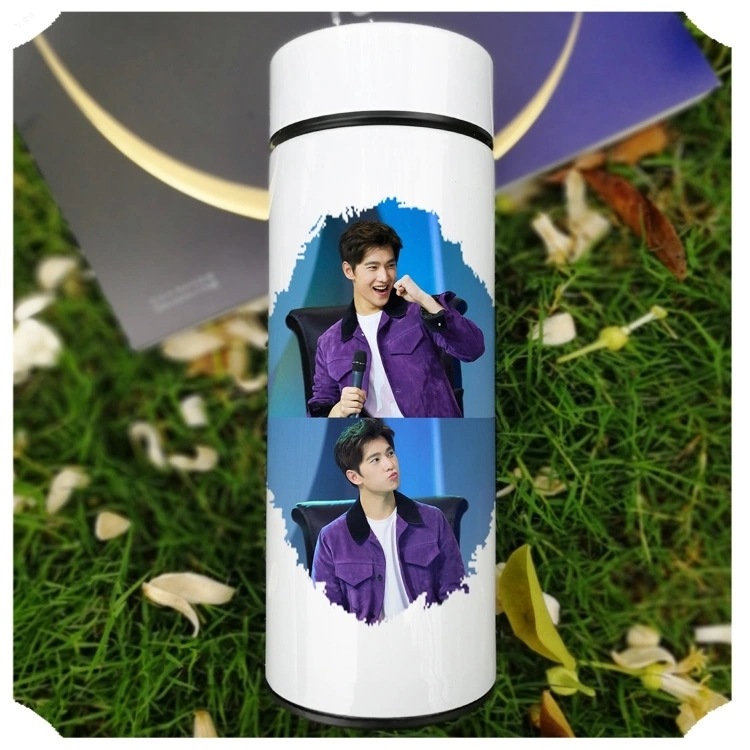 中国ドラマ『シンデレラはオンライン中 神龍 シェンロン』肖奈 林動役 俳優楊洋 ヤンヤン グッズ 水筒 ステンレスボトル 500ml
