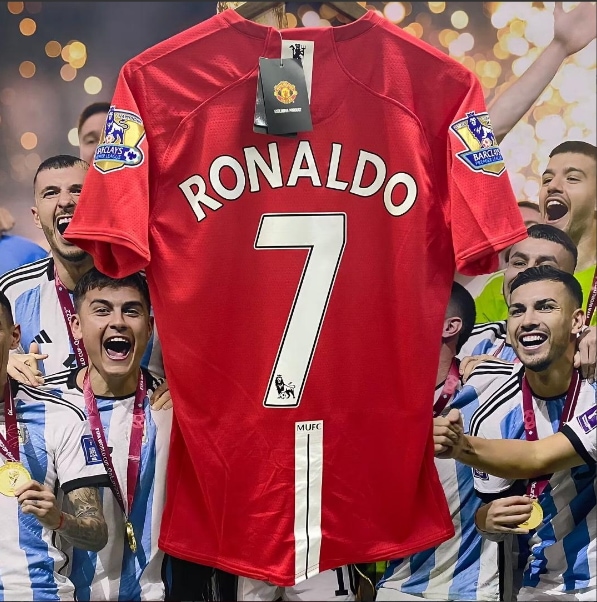 07-08マンチェスター・ユナイテッド ロナウド 半袖ユニフォーム 【公式
