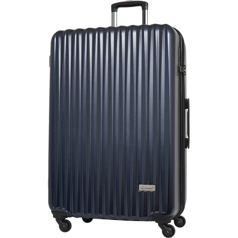 AIRWAY　大容量 キャリーケース 宿泊目安：1週間以上 約107L TSAロック搭載 ネイビー　AW-0821-74-NV