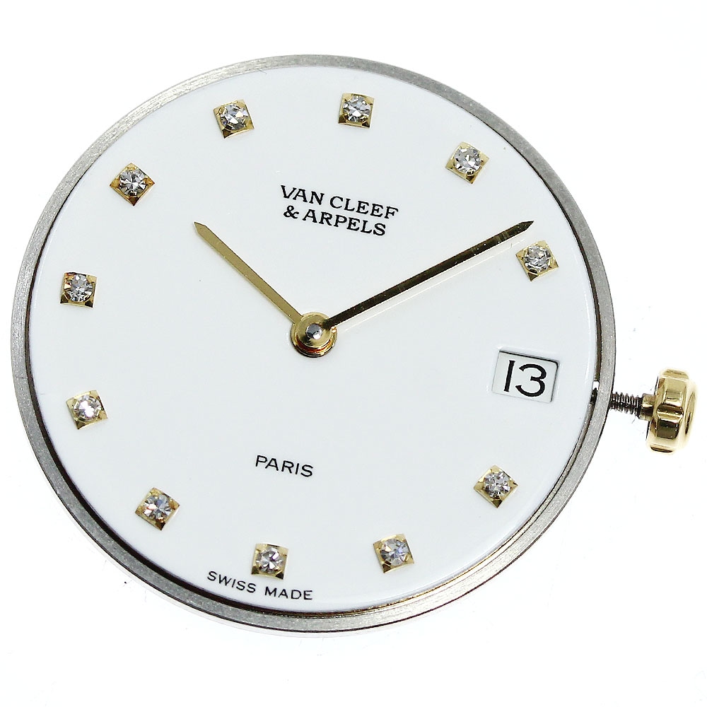 ヴァンクリーフ＆アーペル Van Cleef & Arpels クォーツ 11Pダイヤ ムーブメント クォーツ レディース _VA12【中古】