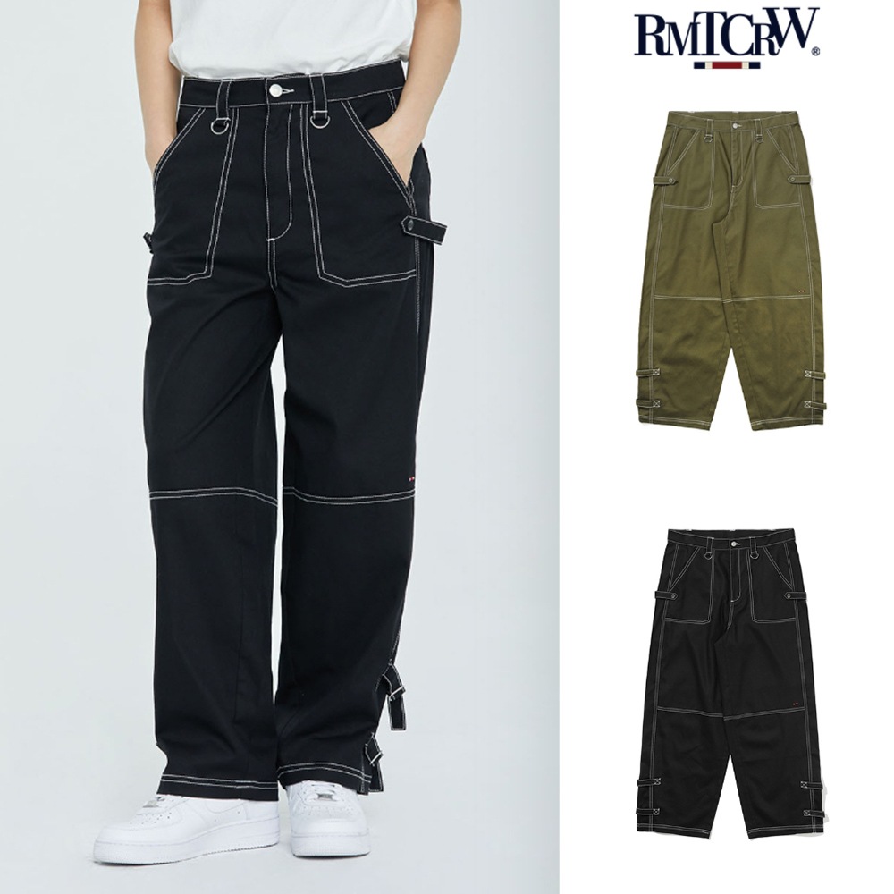 ROMANTIC CROWN】SIDE STOPPER CARPENTER PANTS ロングパンツ