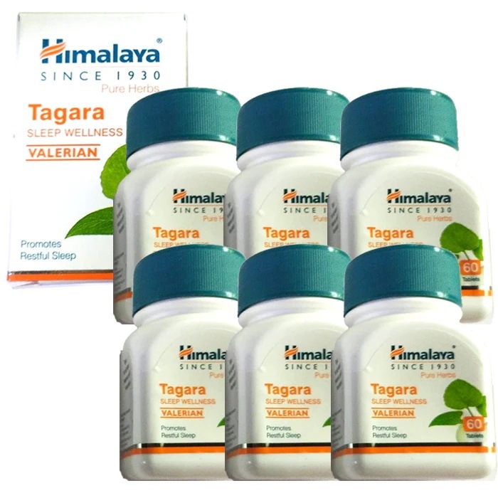 タガラ 60錠 6本 Tagara セイヨウカノコソウ バレリアン Himalaya ヒマラヤ社 アーユルヴェーダ ベジタリアン製品 天然成分 海外発送便商品：日時指定不可 国