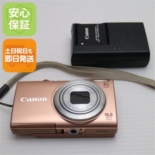 超美品 PowerShot A4000 IS ピンク デジカメ Canon 96