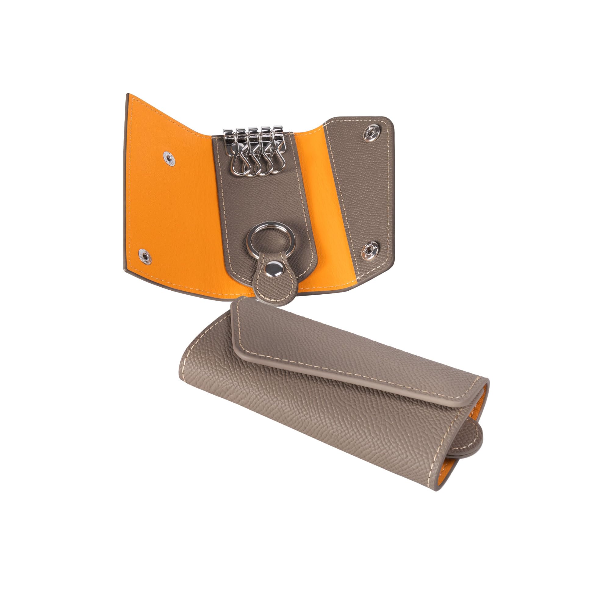 [COGURE] コグレ キーケース 本革 ヨーロピアンエンボスレザー 4連キーフック ギフトボックス付き CONKC-M/S