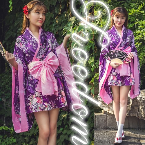 花魁 着物ドレス セクシー 着物 ドレス コスプレ コスチューム 衣装 キャバドレス ミニドレス キャバ ドレス パーティー 七夕祭り 浴衣イベント インスタ 撮影 アイドル 艶やか可愛い花魁スタ