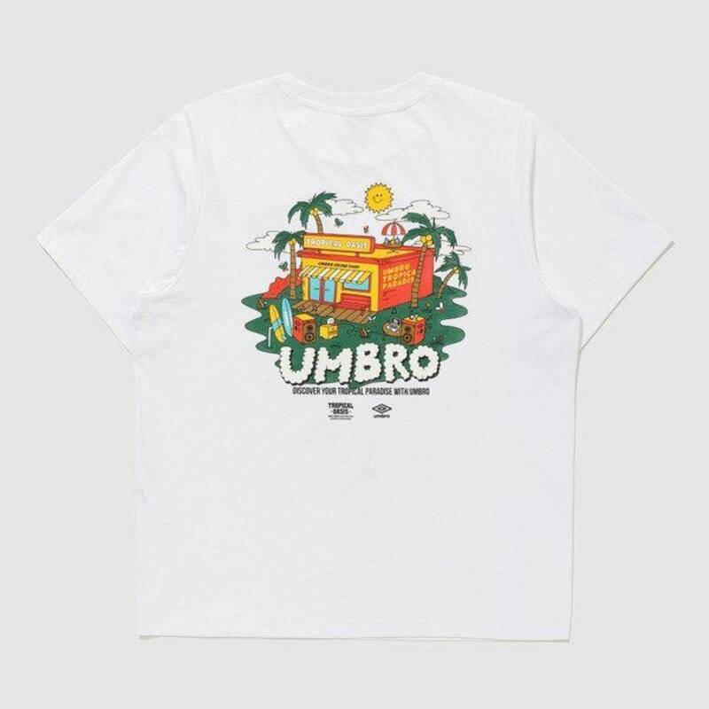 UMBRO 남녀공용 트로피컬 시스 파라다이스 프레쉬 반팔 티셔츠 UQ223CRS58 196931 1787487 1000686972973