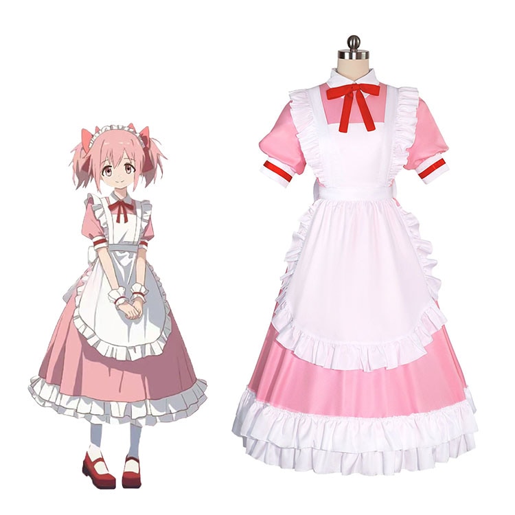 魔法少女まどかマギカ 鹿目まどか メイド服 コスプレ衣装