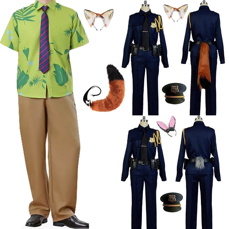 ズートピア ジュディ ホップス コスプレ 衣装 Judy Hopps コスプレ ニック・ワイルド 衣装 警察服 Nick Wilde 漫遊展 ハロウィン クリスマス 撮影 イベント 仮装 コスチューム