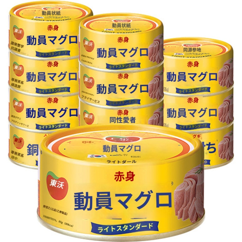 東遠ライト スタンダードマグロ85g12個 4,743円