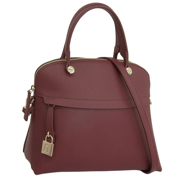 フルラ バッグ レディース 2WAY トートバッグ ショルダーバッグ アウトレット ワイン FURLA CLASSIC-M DOME BAG WB01285BX030626700