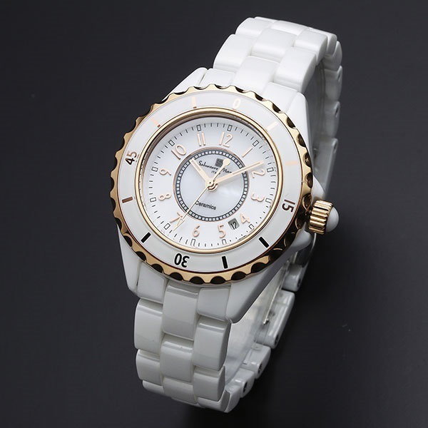 安い最新作サルバトーレ マーラ クオーツ 腕時計 SM15151-PGWHA 腕時計(アナログ)