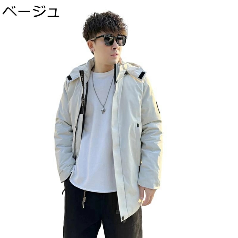 ダウンジャケット ブルゾン メンズ アウトドアジャケット 秋冬用 大きいサイズ 厚手 ジャンパー カジュアル 防寒 保温 暖か 作業 スポーツ お出かけ アウトドア 冬物