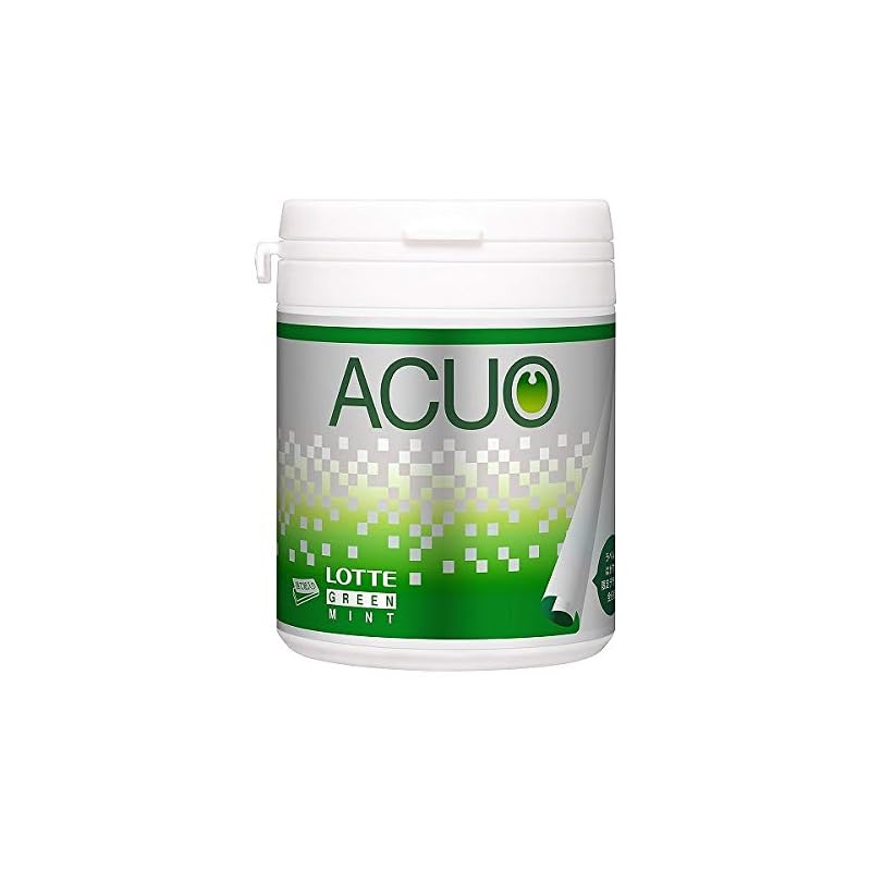 【3日以内発送】セット販売　ロッテ ACUO アクオ グリーンミント ファミリーボトル (140g)6個セット チューイングガム シュガーレス