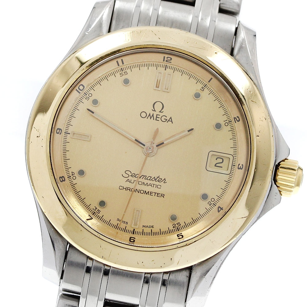 オメガ OMEGA 2401.10 シーマスター120 YGベゼル クロノメーター 自動巻き メンズ _961197【中古】
