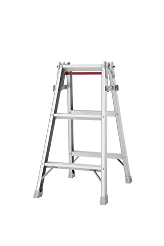 長谷川工業(Hasegawa) はしご兼用脚立(ワンタッチバー付) 3段 RD-09c (0.81m