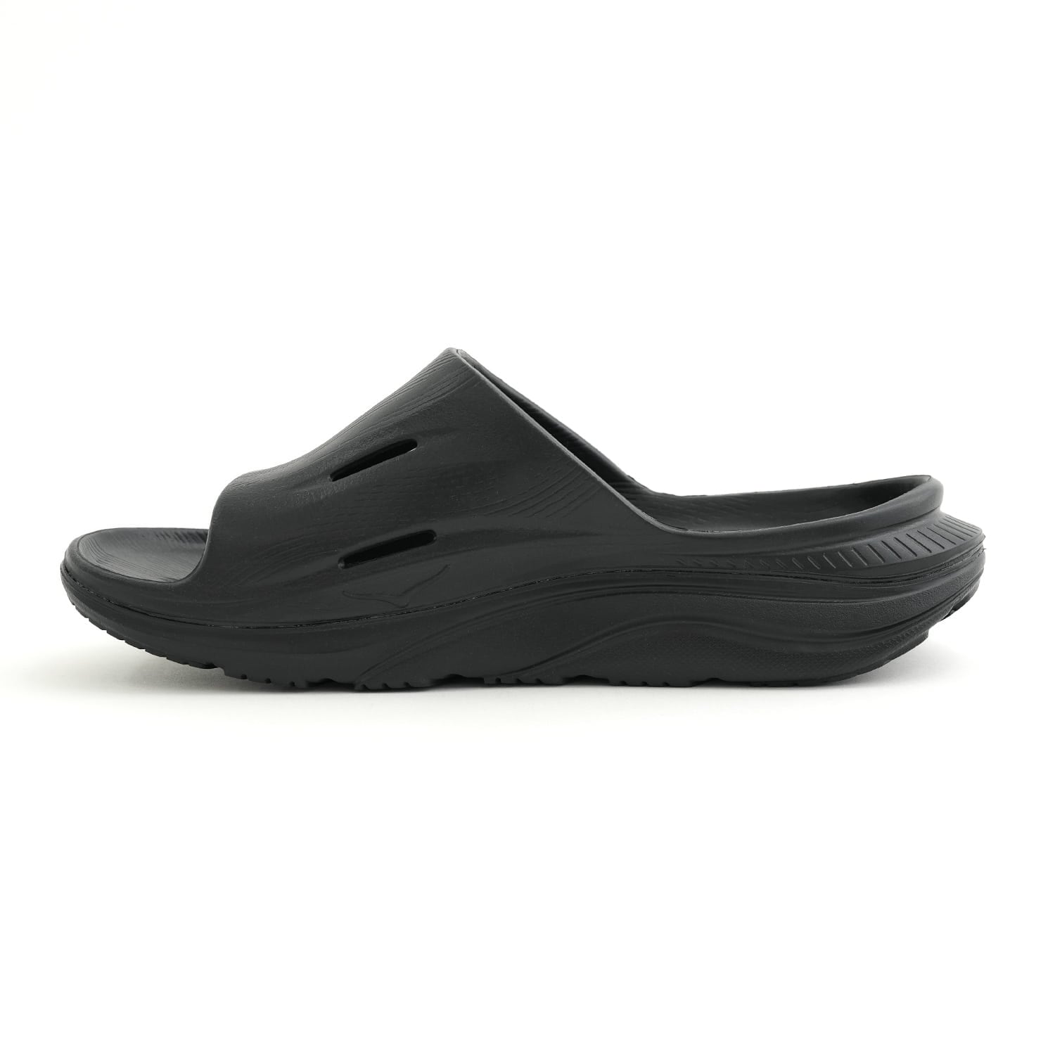 【CAYL】 26SS HOKA PUBLIC AURA RECOVERY SLIDE 3 : BLACK