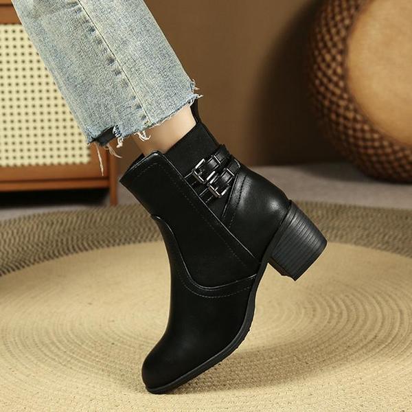 【】レディースブーツ 冬ブーツ6cm アンクル XF5788-H21 (S11373065)