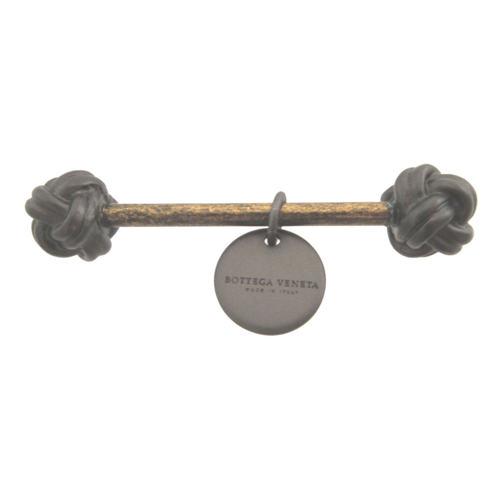 未使用品 ボッテガヴェネタ 497756 キーホルダー メタル/メタル ブラウン 0616【中古】BOTTEGAVENETA レディース