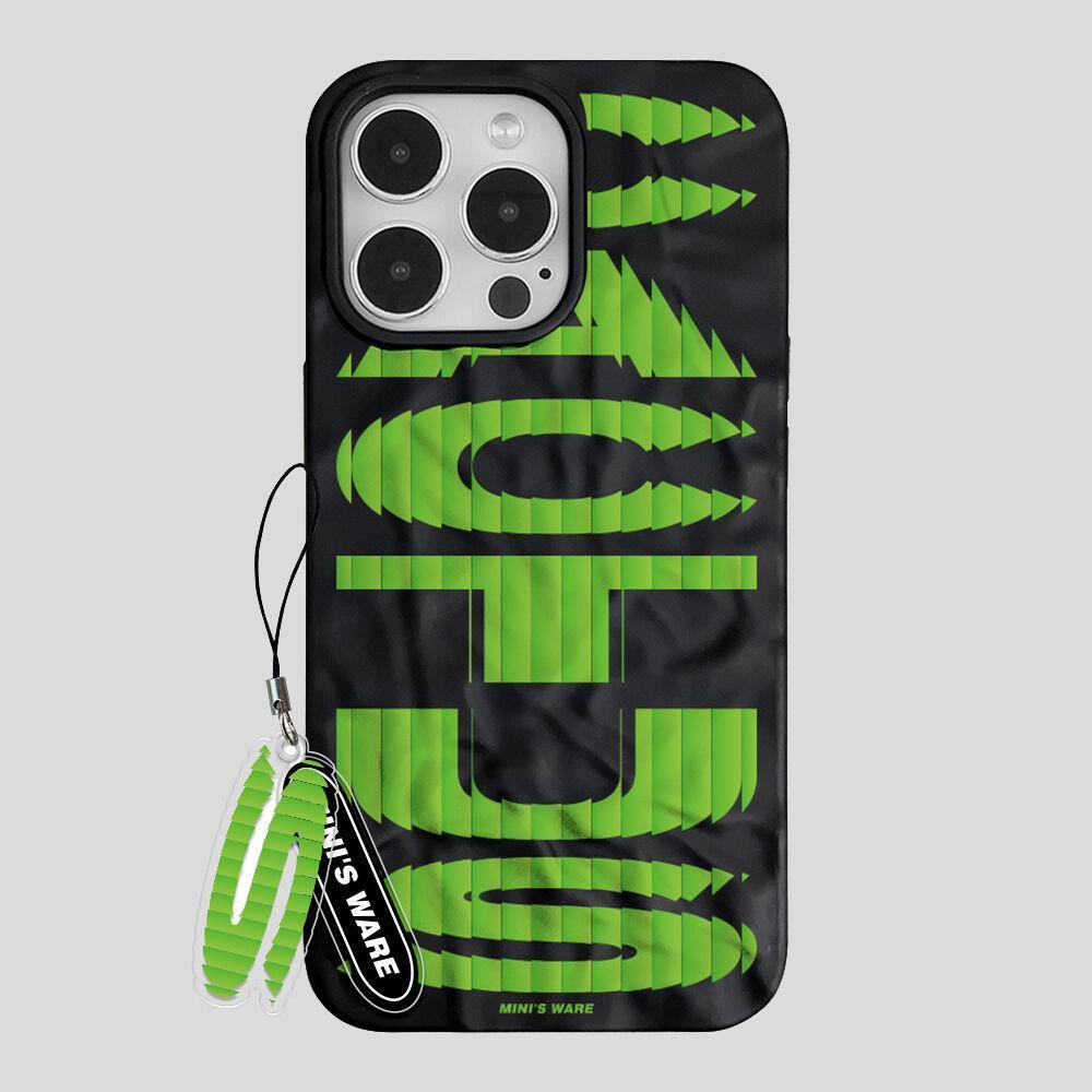 mini s ware [25S/S] DIVISION MATT WAVE CASE_GREEN