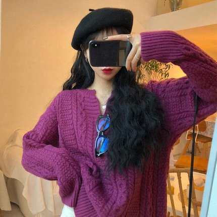 キーネックニット トップス セーター 袖あり l 萌袖 Vネック かわいい 大人可愛い シンプル カジュアル 大人 おしゃれ お洒落 レトロ 大人可愛い 大人女子 こなれ感 ラブリー キュート ガー