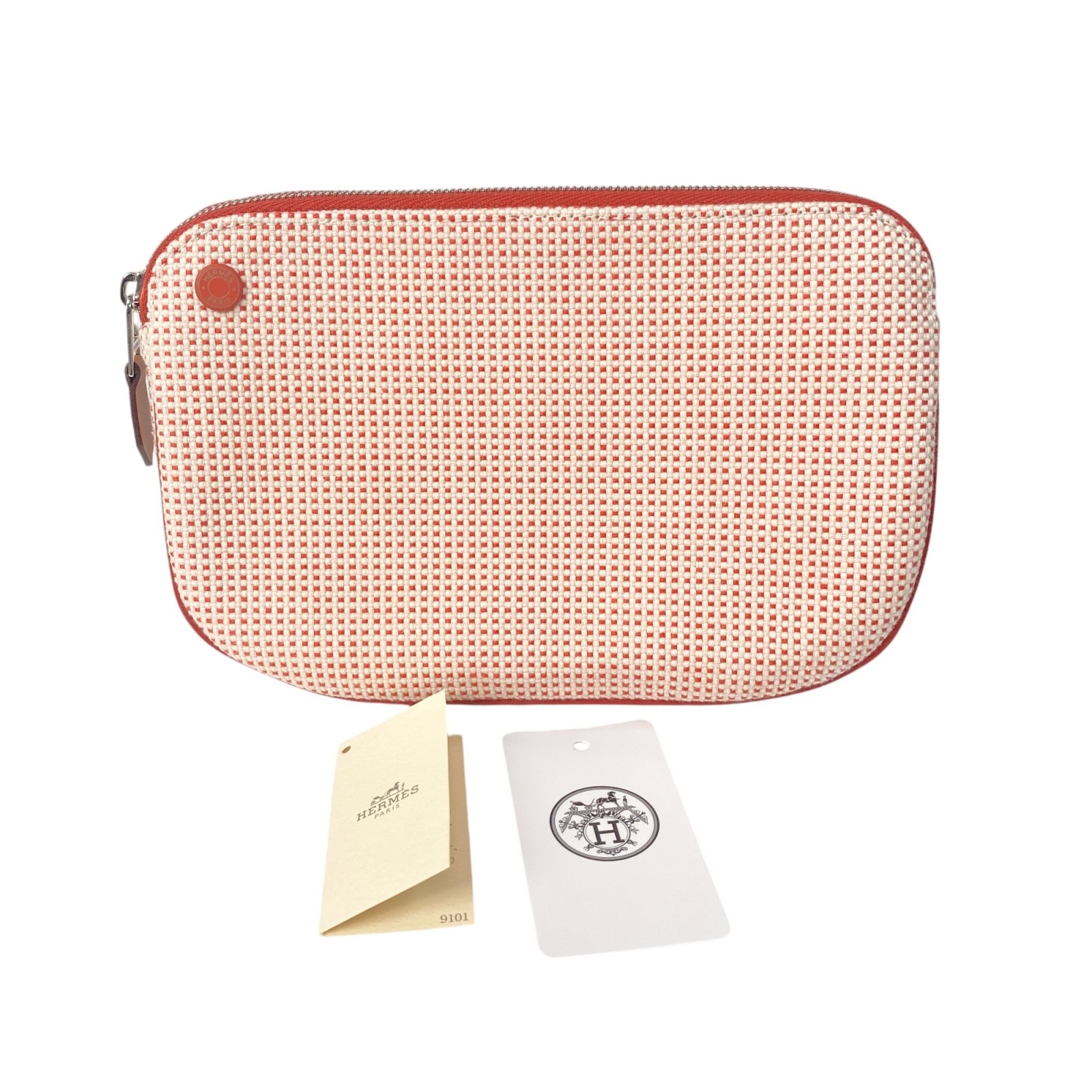 未使用 エルメス HERMES レディース エシャペ ポーチ