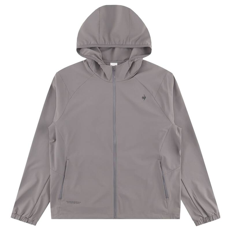 ルコック ユニ ランニング ドライ シングルレイヤー ジャケット QR123EJK31GRY