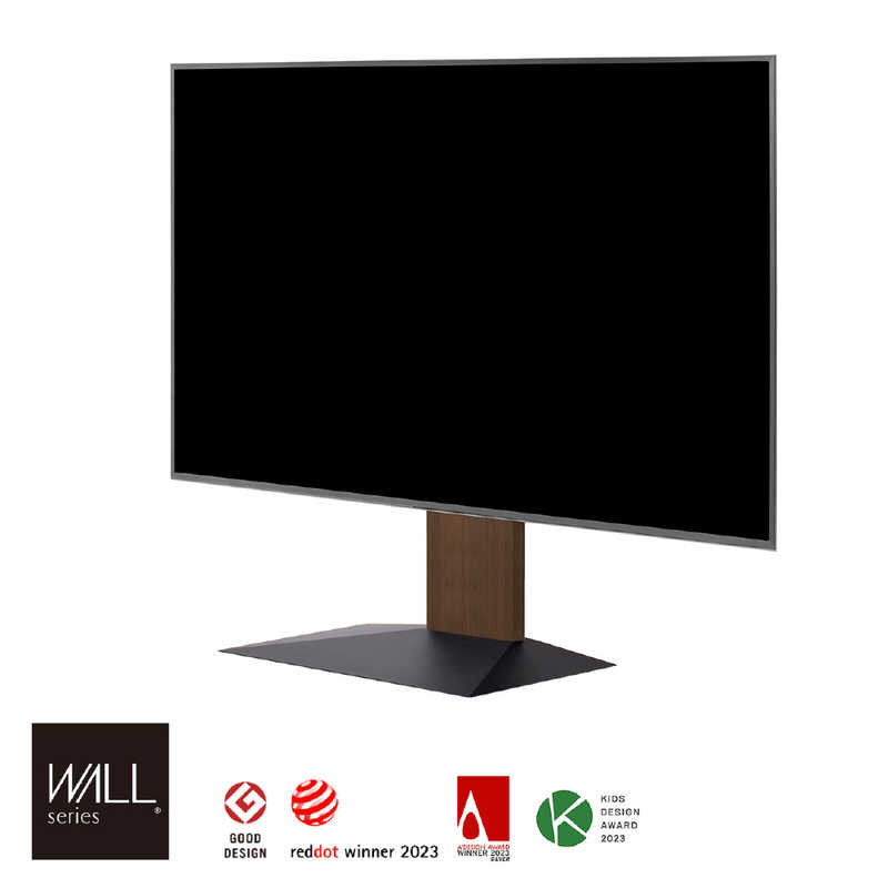 ナカムラ　50～100V型対応 テレビスタンド WALL V4 (フロアタイプ) ウォールナット　WLTVJ5238
