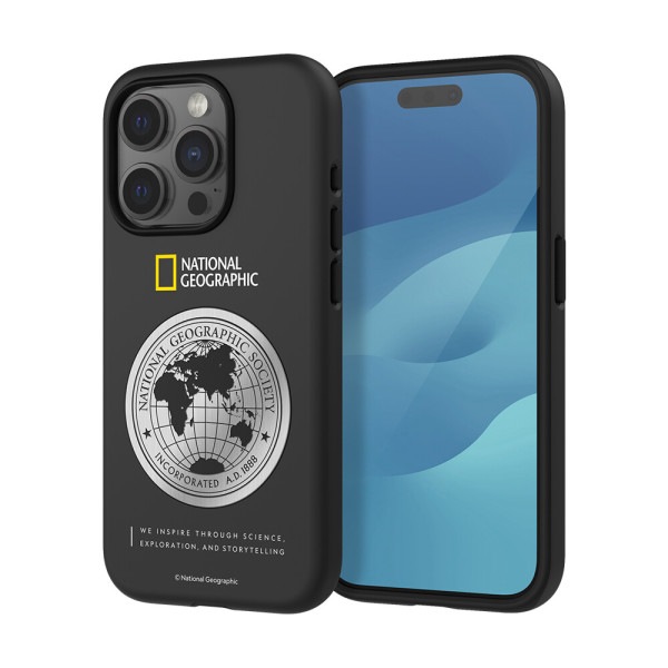 iPhone15プロ - メタルデコ ハードシェルケース