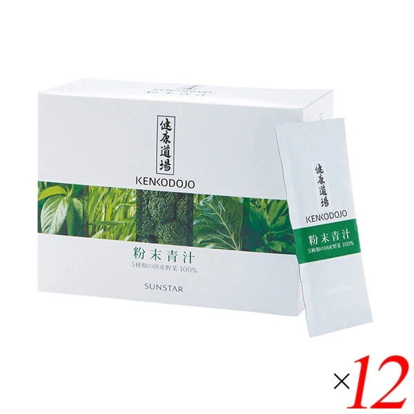 サンスター 健康道場粉末青汁 300g(10g30) 12個セット