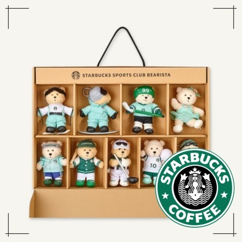 STARBUCKS公式 ベアリスタ キーリングセット 2