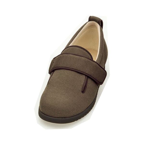 介護靴 施設・院内用 ダブルマジック２ 7E(ワイドサイズ) 7006 両足 徳武産業 あゆみシリーズ ／L (23.023.5cm) ブラウン