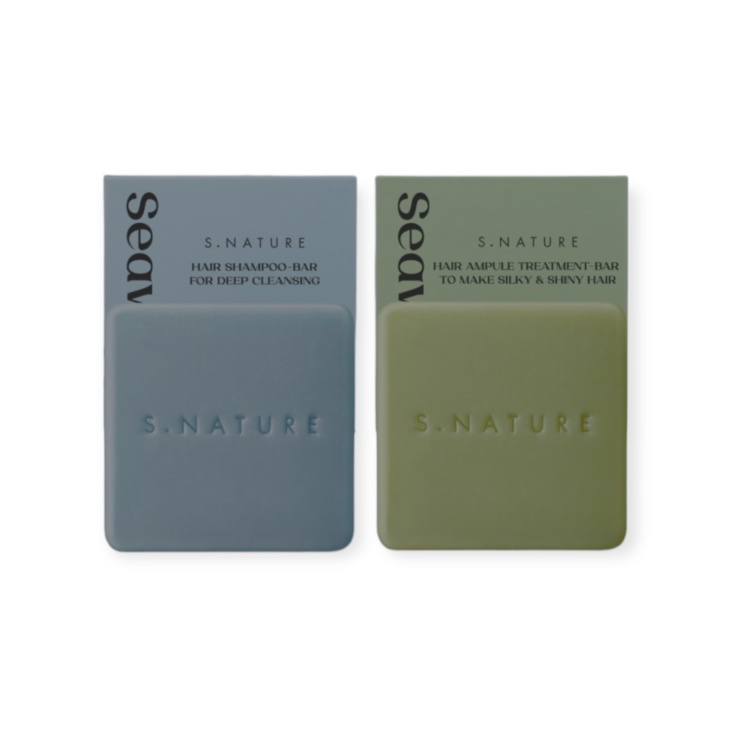 シーウィズヘアシャンプーバートリートメントバー2点セット 100g * 2