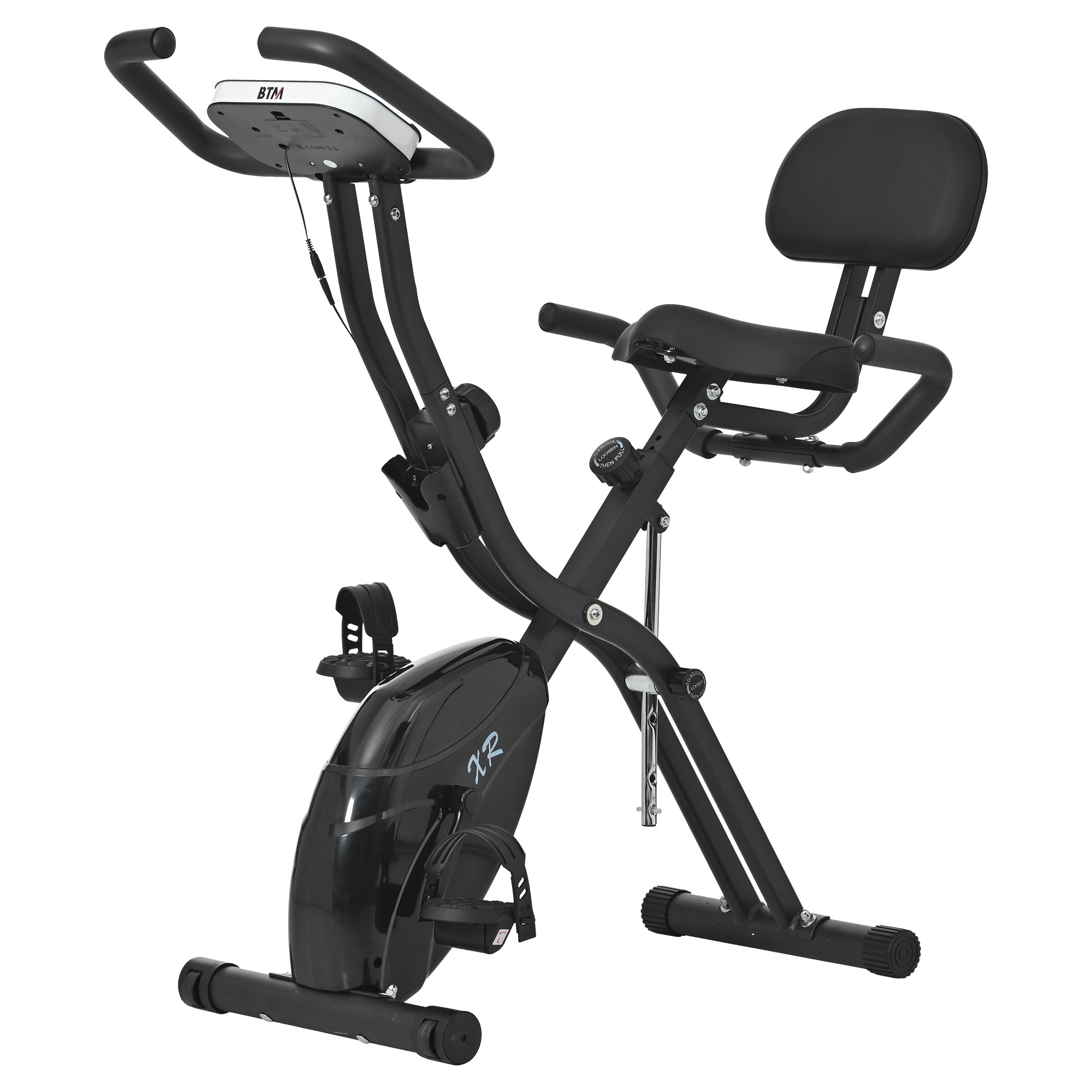 フィットネスバイク 折りたたみ 静音 背もたれ 1年安心保証 連続使用 ダイエット器具 室内運動 エクササイズバイク ルGG9897 G47